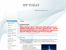 Tablet Screenshot of ipftoday.com